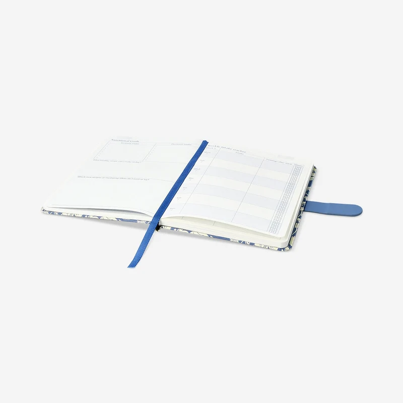 Wellness journal with magnetic cover