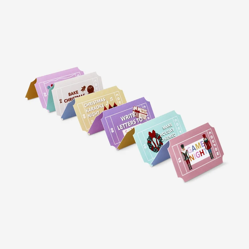 Holiday vouchers - 12 pcs
