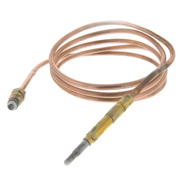 Termocoppia testa liscia M8 1200mm per scaldabagni e caldaie universale