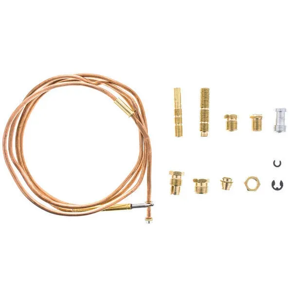 Termocoppia testa liscia 1200mm universale per kit scaldabagni