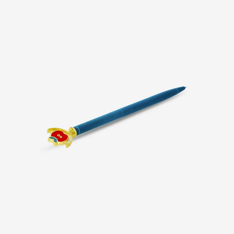 Ballpoint pen with spinning apple - Black ink