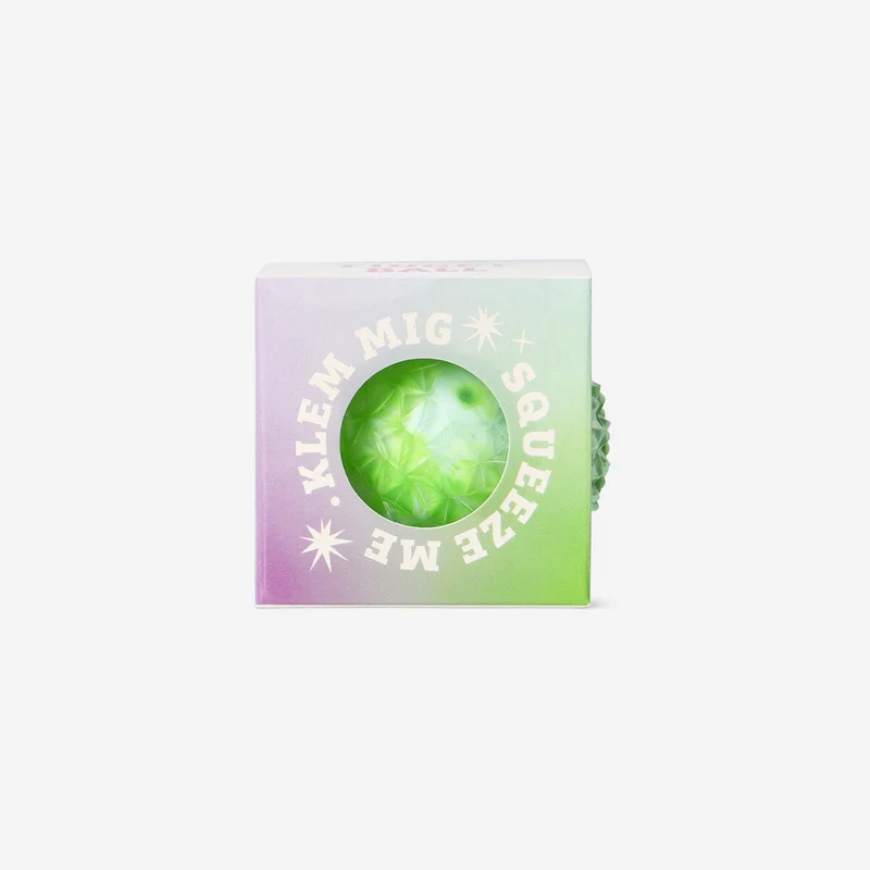 Press me toy - Metallic geometric ball