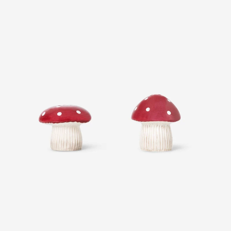Mushroom salt and pepper set - 2 pcs