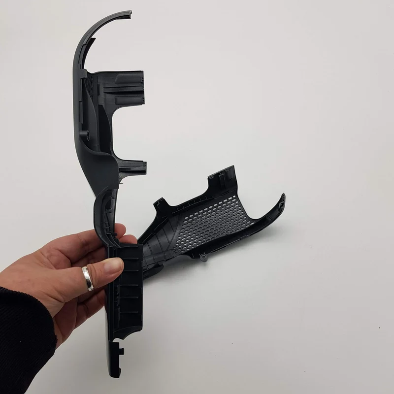 Fiancata destra e sinistra forata per scopa elettrica Black+Decker grigia scuro