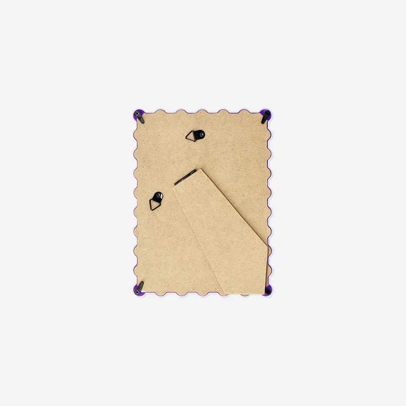 Purple bubble picture frame - 13 x 18 cm