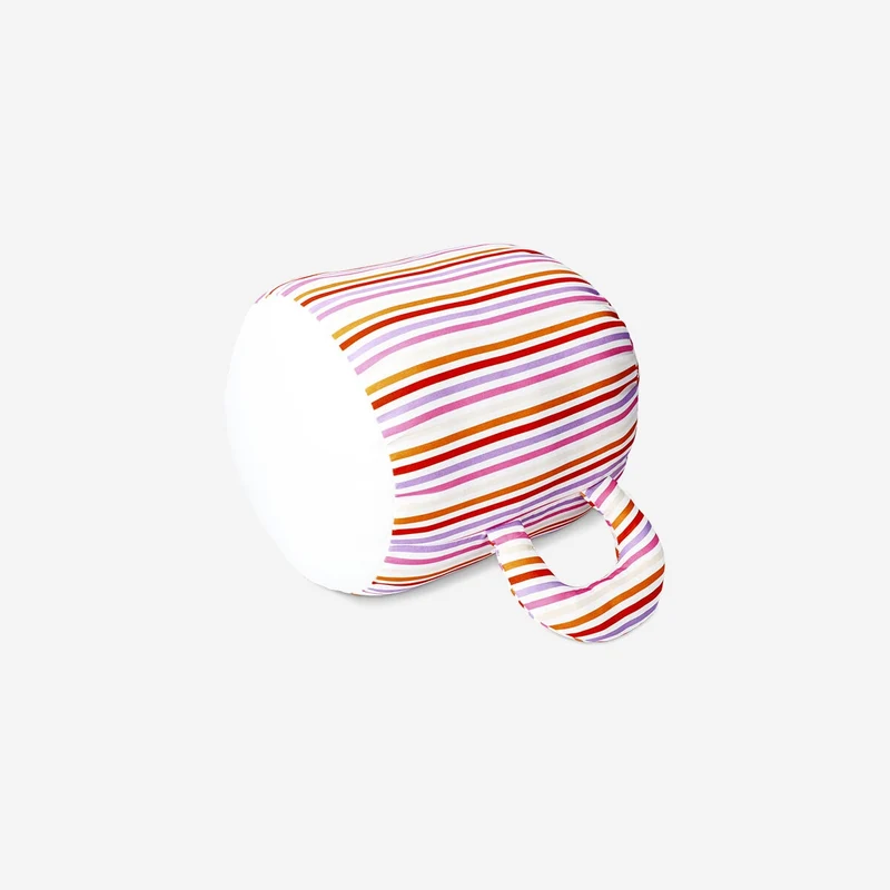 Stripy mug cushion