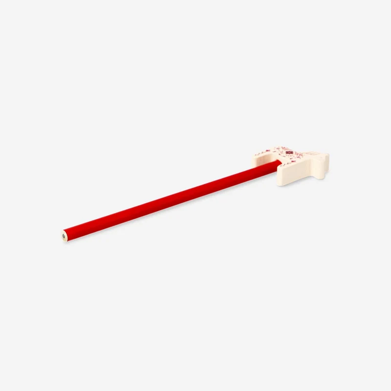 Pencil with wooden horse