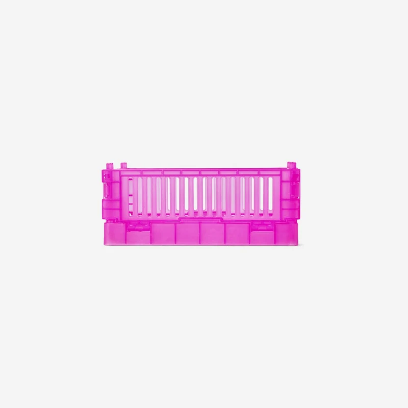 Pink collapsible storage box - 15 cm