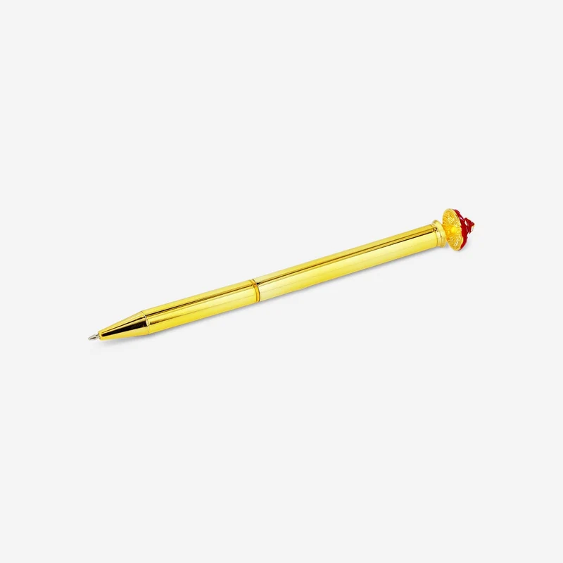 Metal ballpoint pen with mushroom