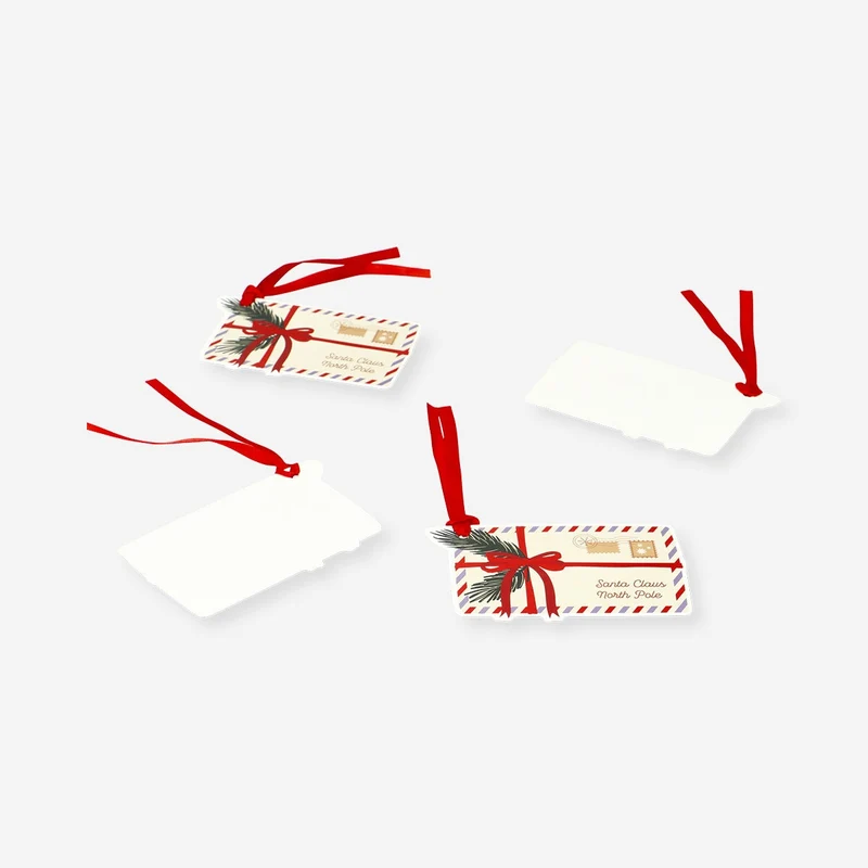 Letters to Santa gift tags - 4 pcs