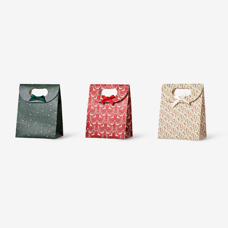 Set of small gift bags - 3 pcs