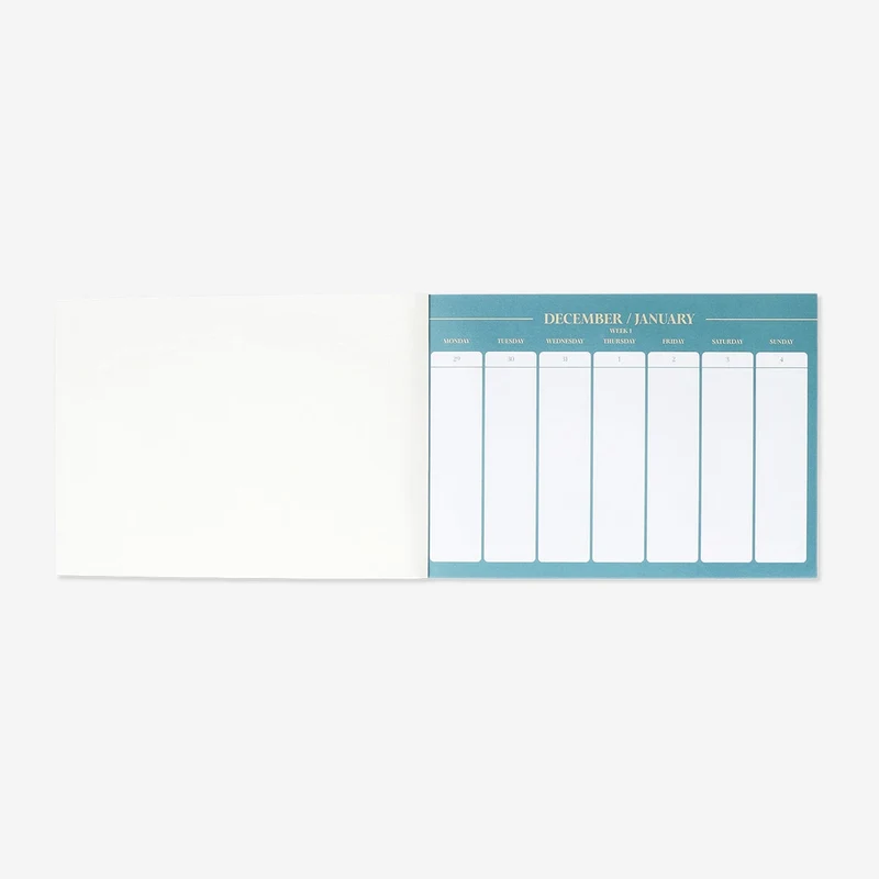 Weekly planner with tear off pages - English