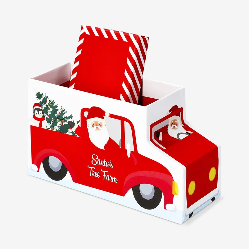 Santa's truck gift box - 15 cm