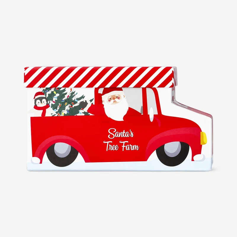 Santa's truck gift box - 15 cm