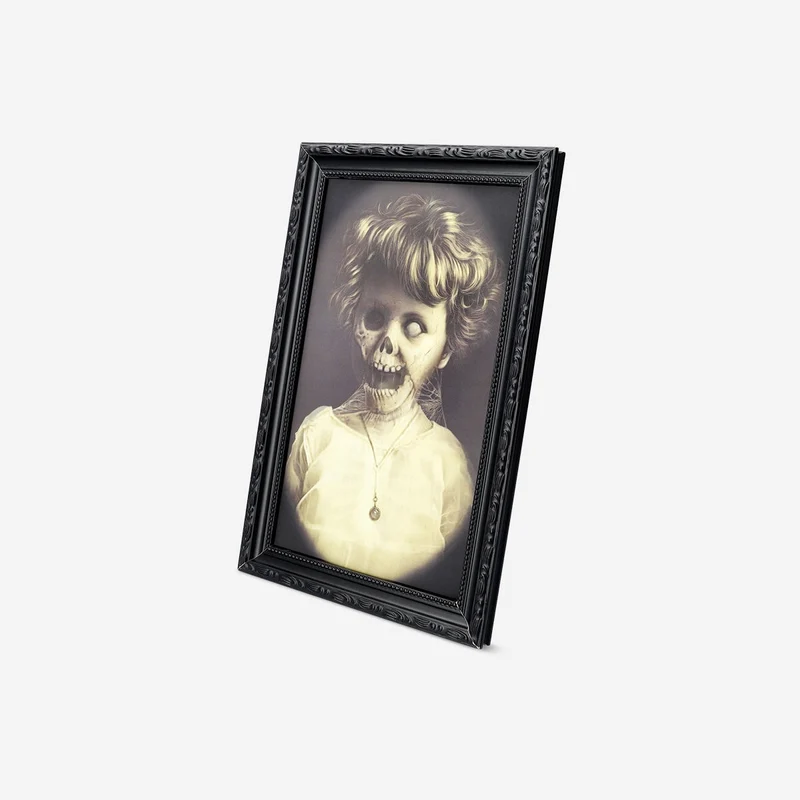 Haunted picture in frame