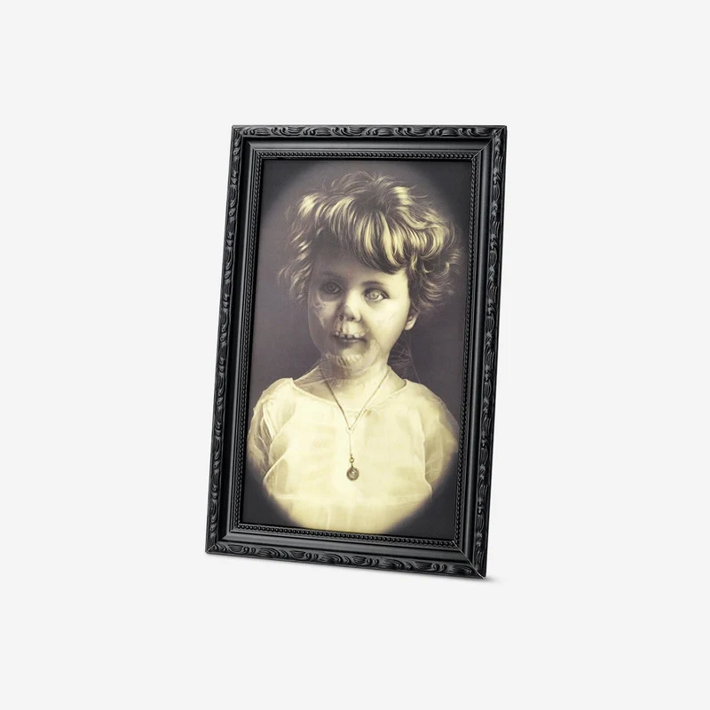 Haunted picture in frame