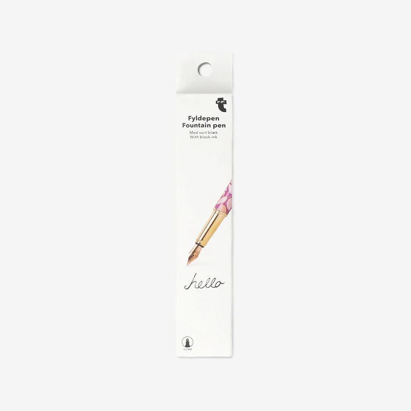 Floral fountain pen