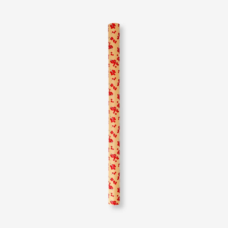 1000 cm craft wrapping paper - Berries