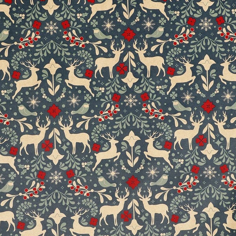 400 cm craft wrapping paper - Deers