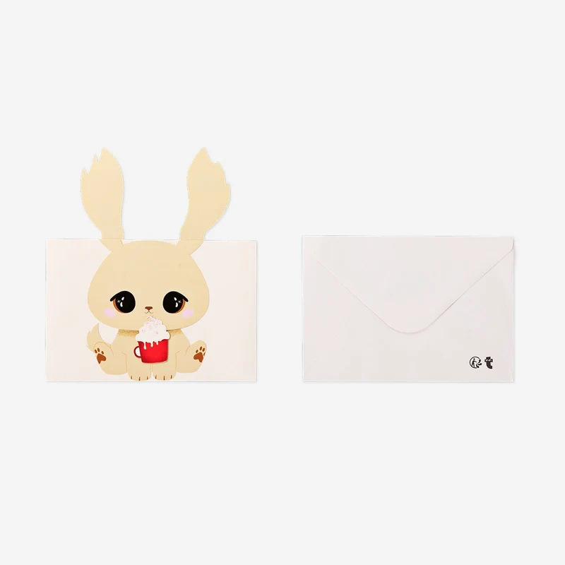 Greetings card with pull out dog
