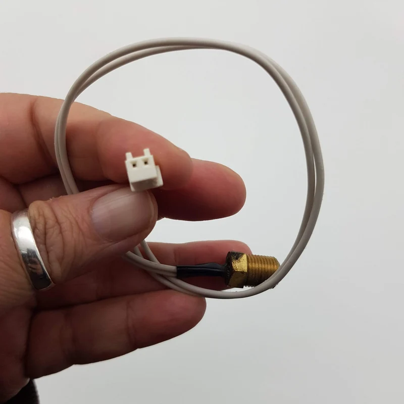 Sensore di temperatura nuovo completo di niples per generatore di vapore c200a Unitekno