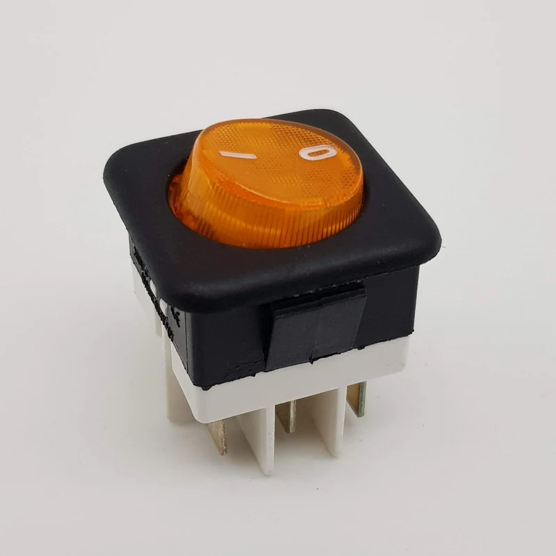 Deviatore bipolare 6 contatti quadrato 25x25 per macchina da caffè Saeco