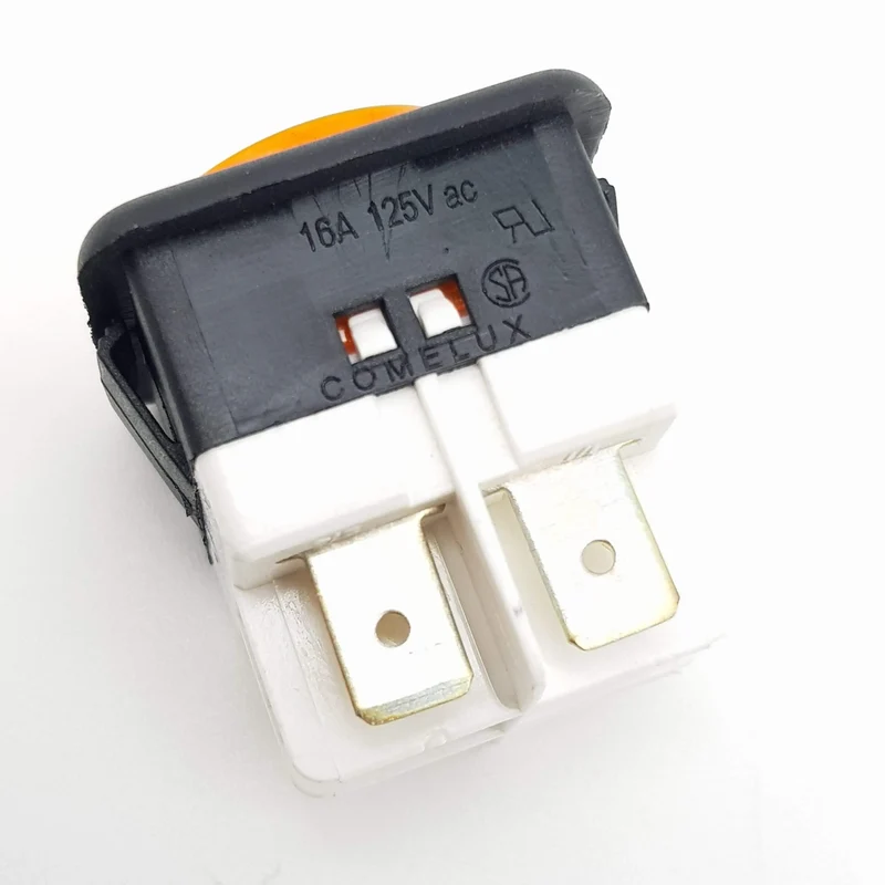 Deviatore bipolare 6 contatti quadrato 25x25 per macchina da caffè Saeco