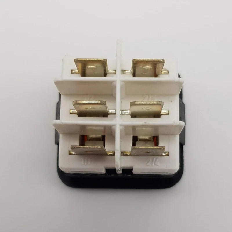 Deviatore bipolare 6 contatti quadrato 25x25 per macchina da caffè Saeco