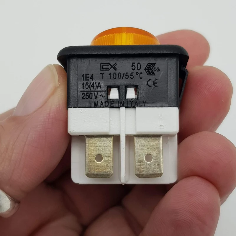 Deviatore bipolare 6 contatti quadrato 25x25 per macchina da caffè Saeco