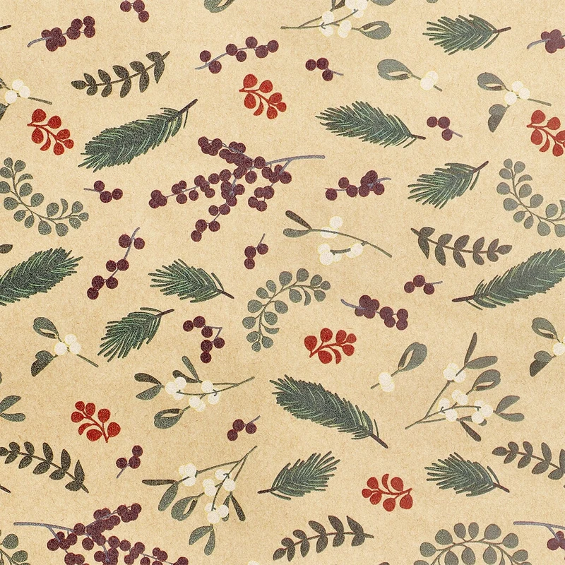 400 cm craft wrapping paper - Branches
