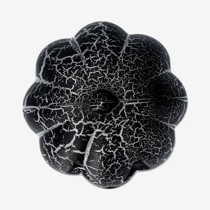 Luminous metallic pumpkin - 12 cm