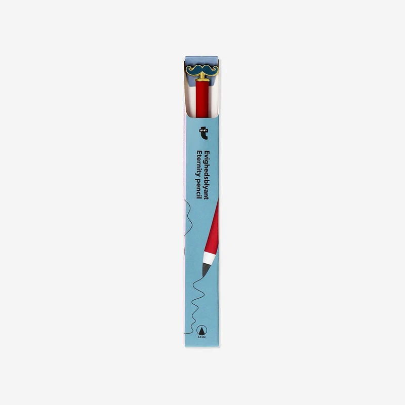 Everlasting pencil with moustache topper