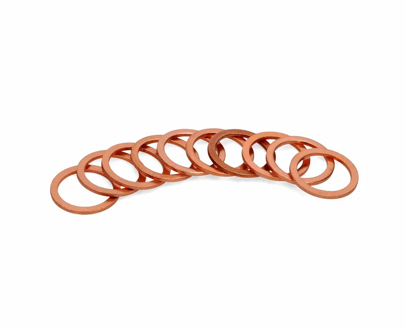 Kit guarnizioni piane in rame per macchina da caffè ø22x17x1,5mm 10 pz. Universale