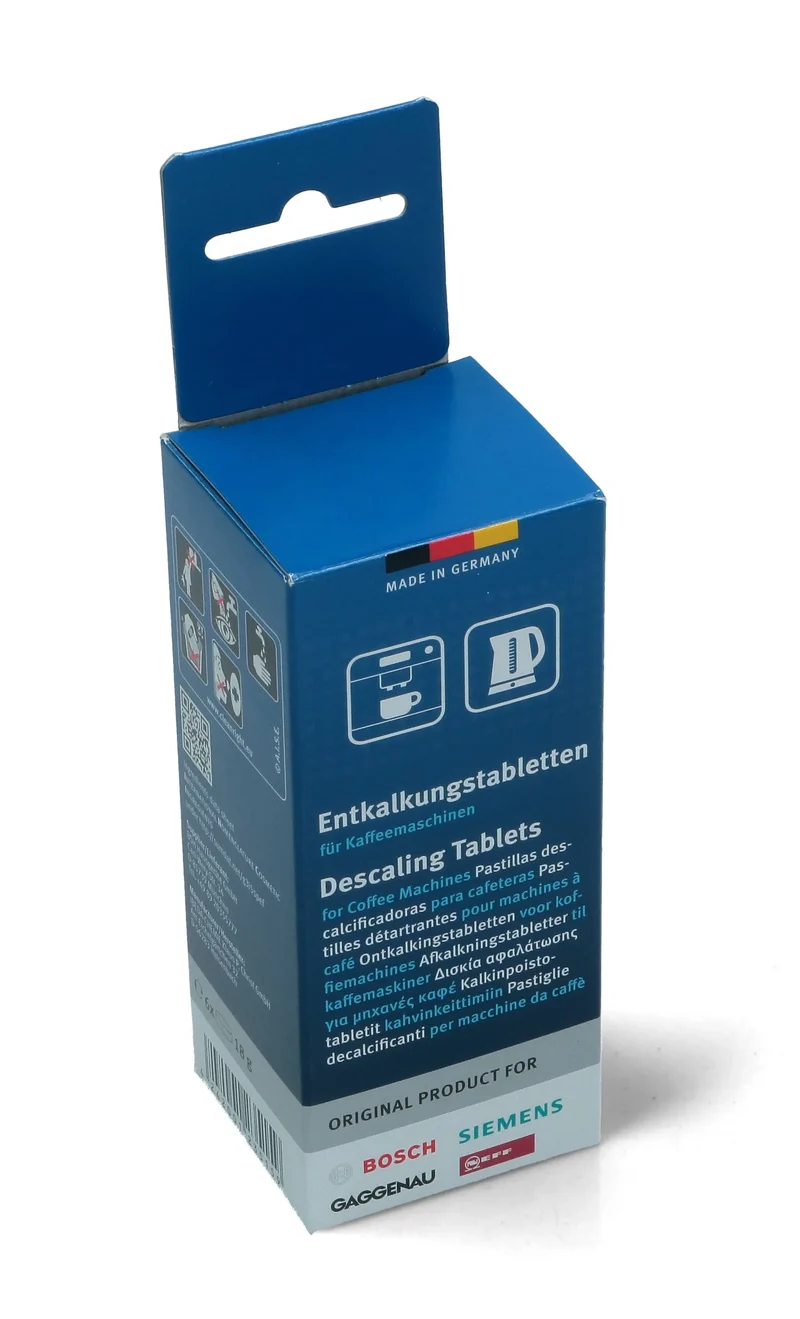 Confezione 6 pz. tabs decalcificanti per macchine da caffè Bosch