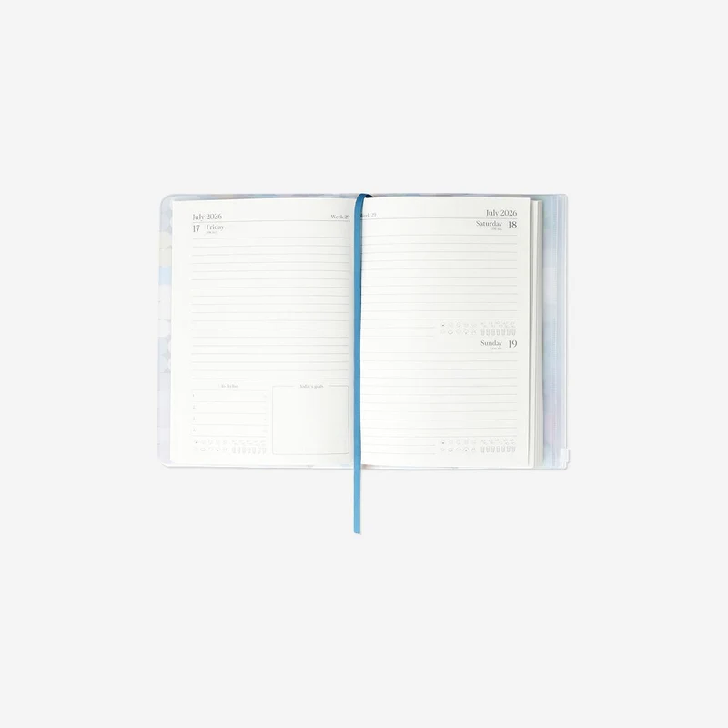A5 Colourful daily diary 2026 - English