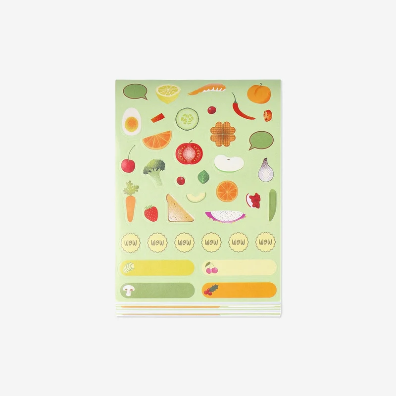 Stickers for meal planning