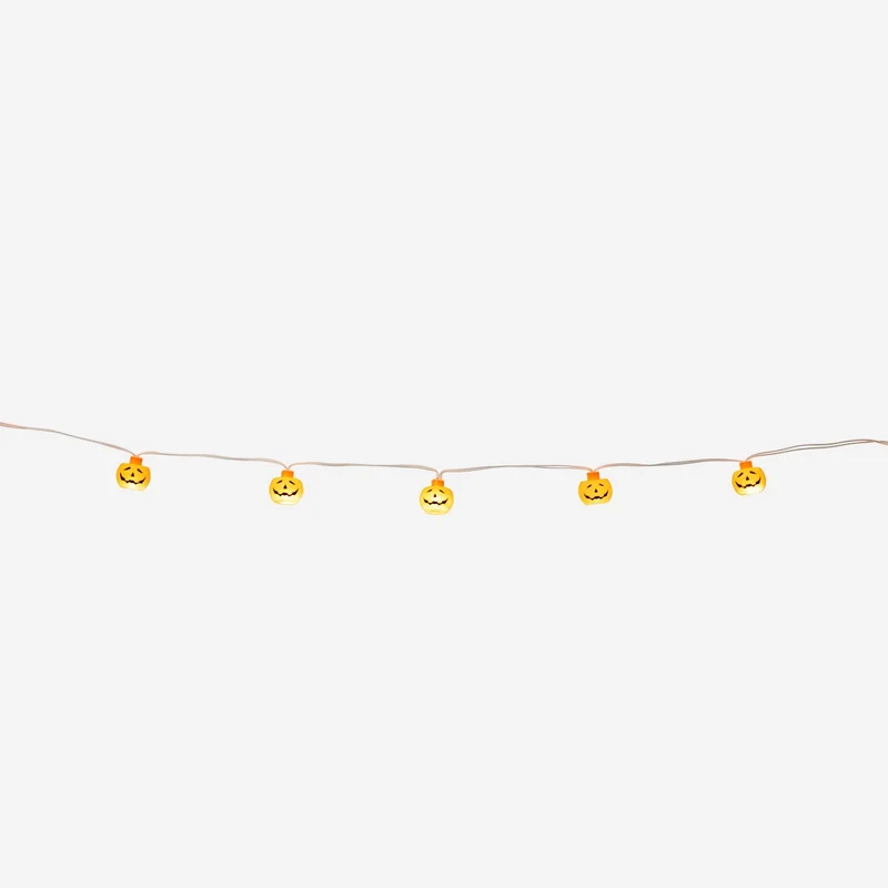 String lights with pumpkins - 260 cm