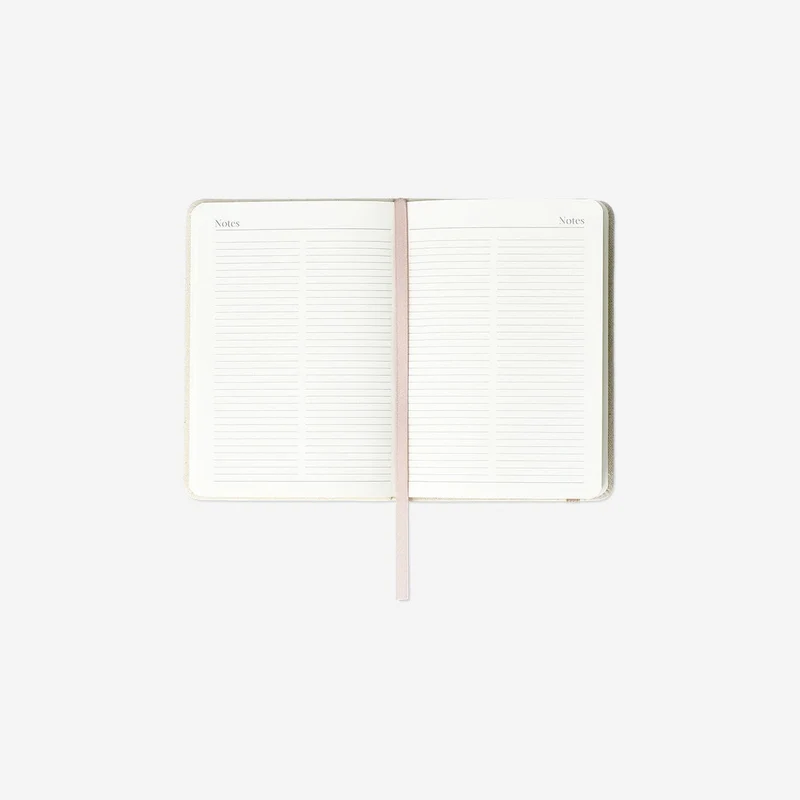 A6 Linen weekly diary 2026 - English