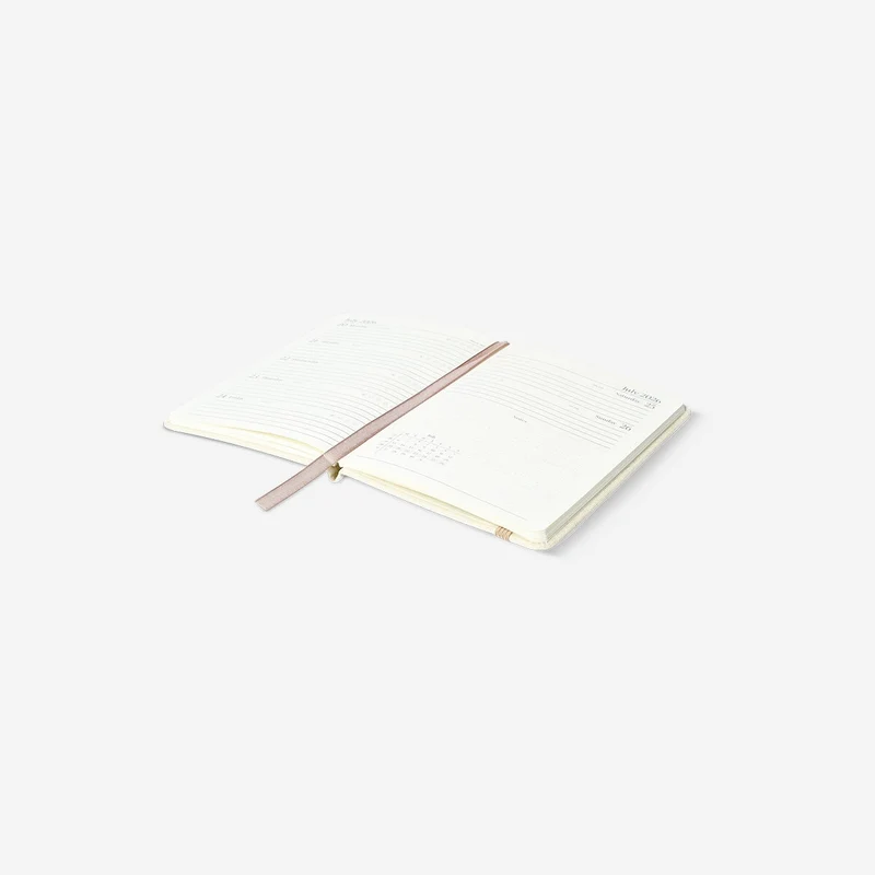 A6 Linen weekly diary 2026 - English