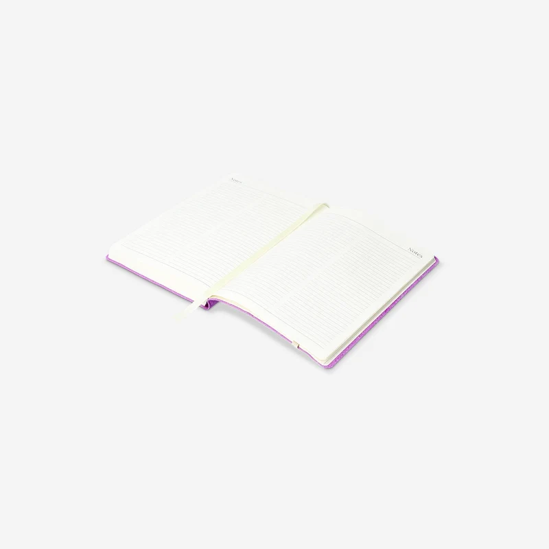 A5 Purple daily diary 2026 - English