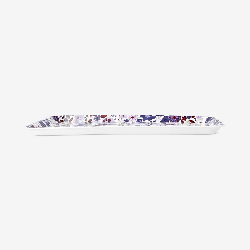 Floral decorative tray