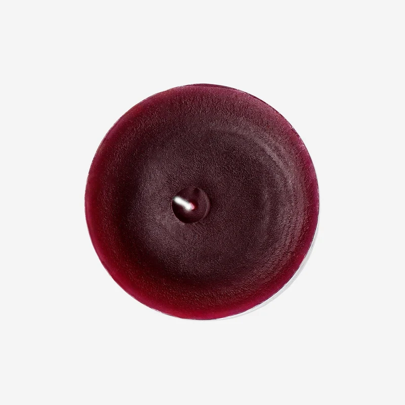 Burgundy dinner candle - 8 cm
