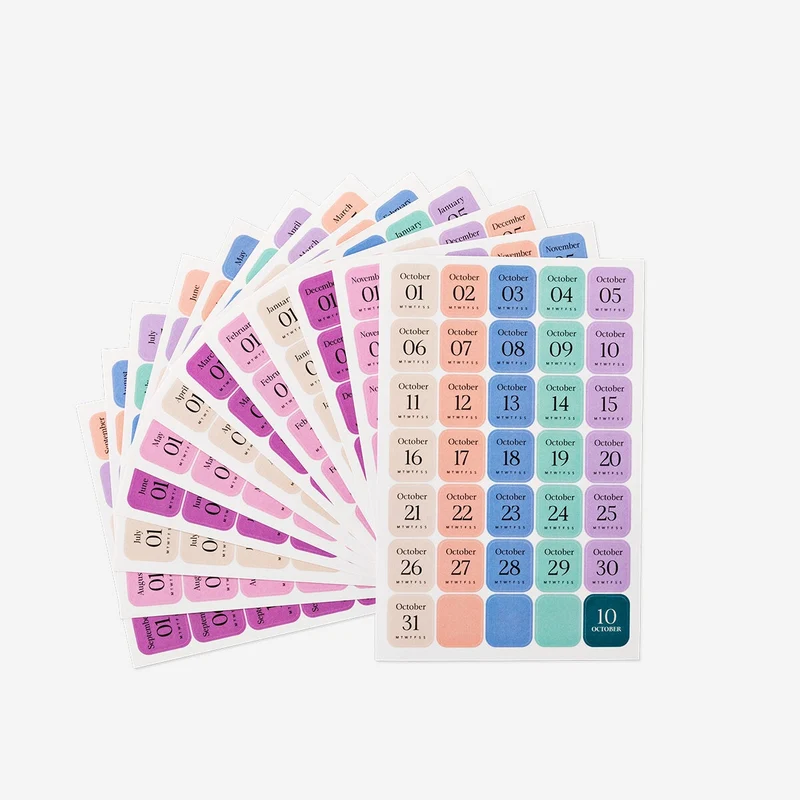 Daily stickers 365 days