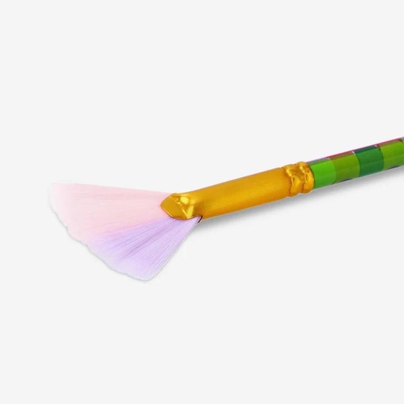 Pencil with brush