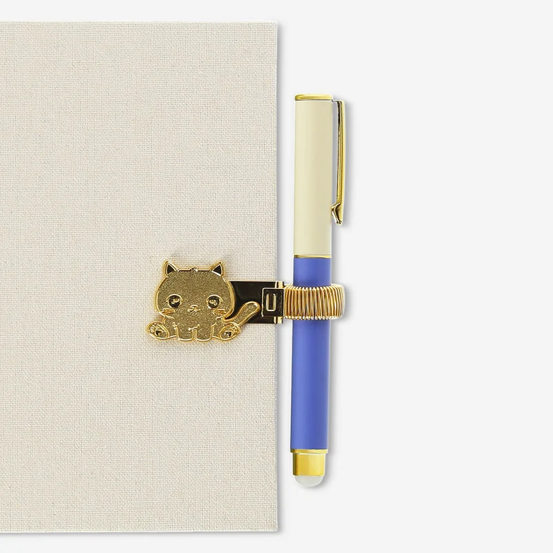 Pen loop - Gold cat