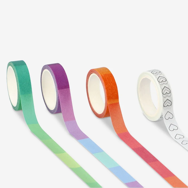 Colourful paper tape - 4 pcs