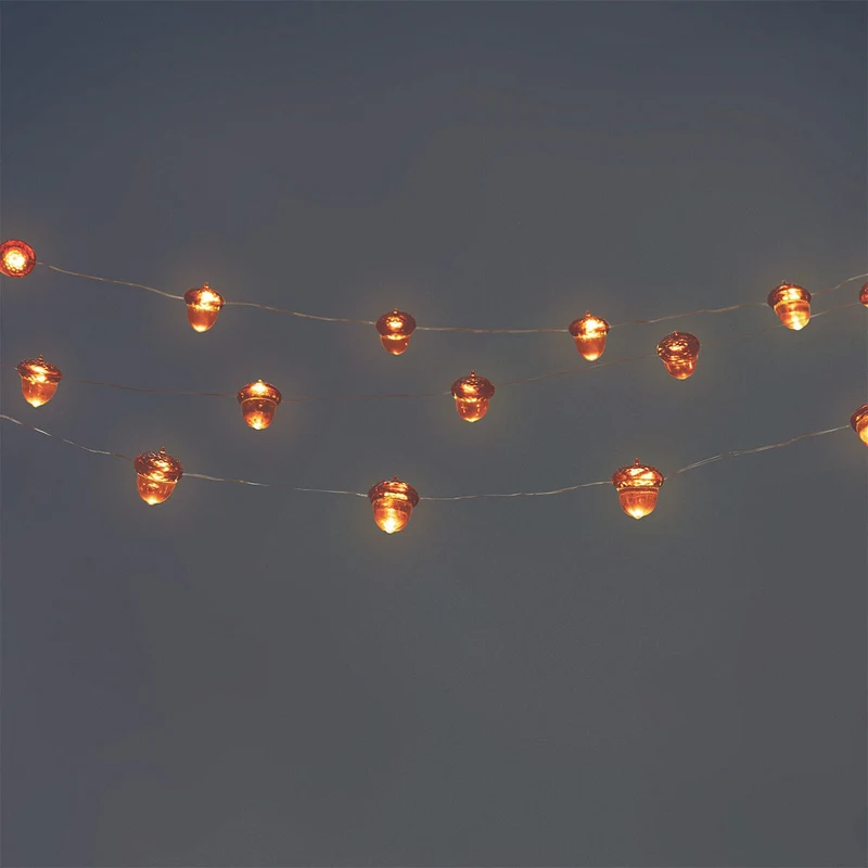 String lights - Acorns