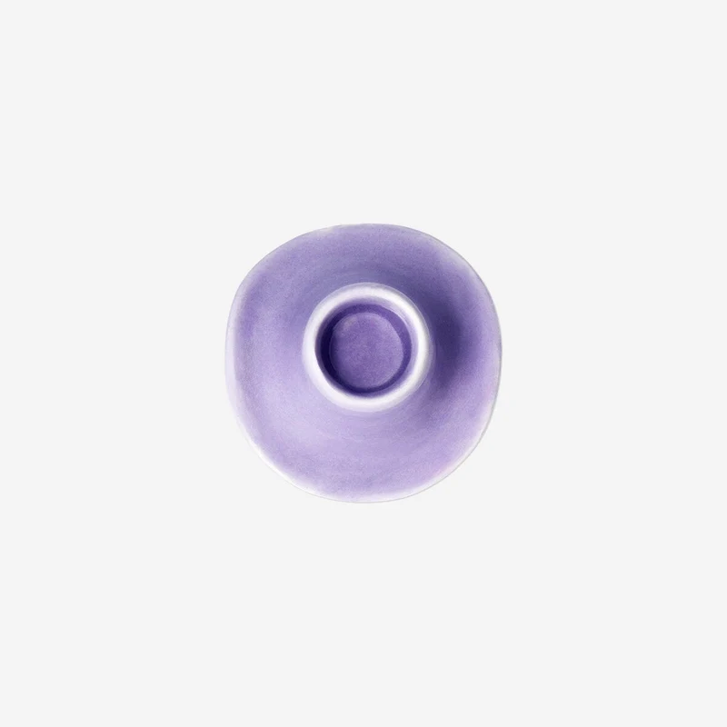 Purple cowboy hat candle holder