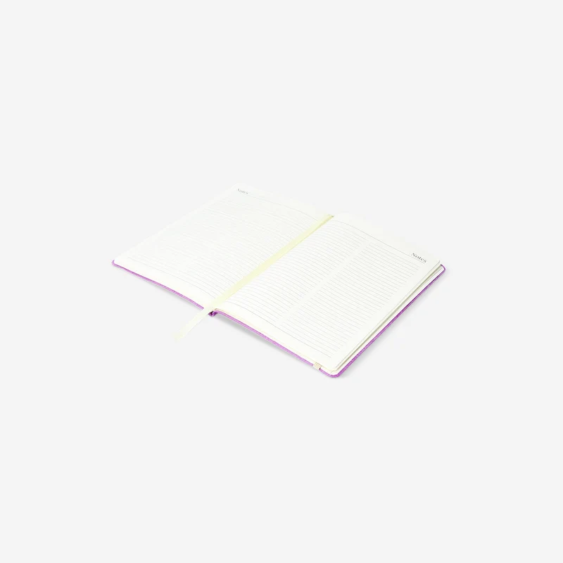 A5 Purple weekly diary 2026 - English