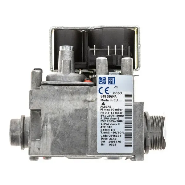 Valvola gas per caldaia Ariston 65114223 compatibile CARES PREMIUM